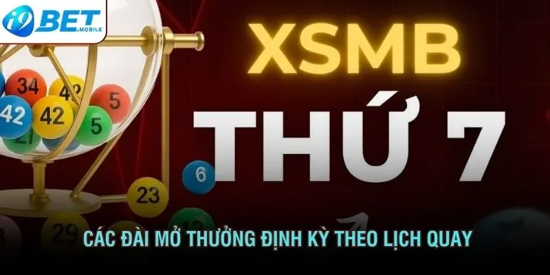 Các đài mở thưởng định kỳ theo lịch quay